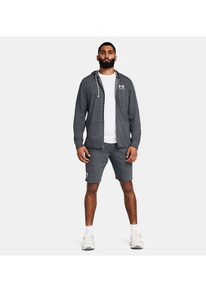 Erkek UA Rival Terry Tam Boy Fermuarlı 1370409-012 modelleri