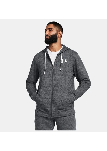 Under Armour Erkek UA Rival Terry Tam Boy Fermuarlı 1370409-012