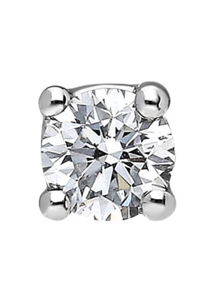 F Renk 0,33 Karat Pırlanta Tektaş Erkek Küpesi 0410E0028