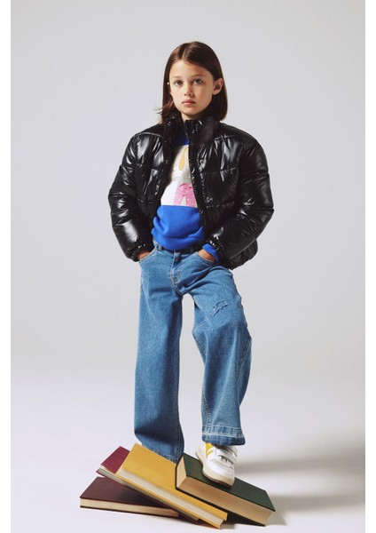 Name İt Nkfmonna Dik Yaka Şişme Mont Kız Çocuk Mont 13218952 fiyatları