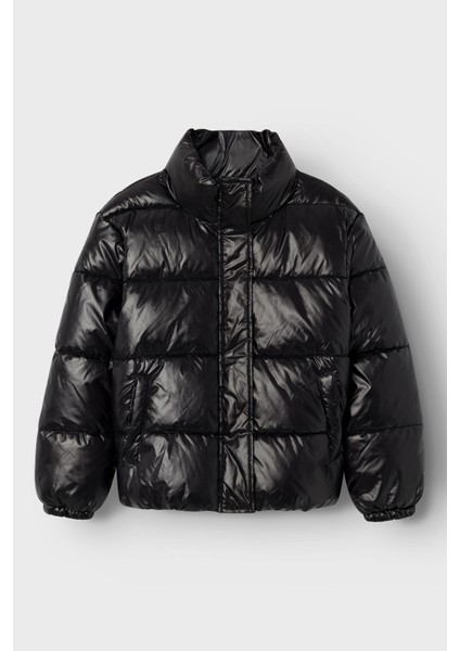 Name İt Nkfmonna Dik Yaka Şişme Mont Kız Çocuk Mont 13218952 modelleri