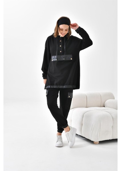 Kadın 2 İplik Takım Siyah 30612