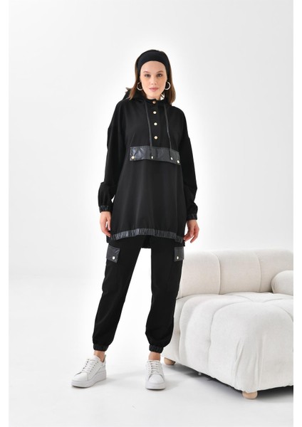 Kadın 2 İplik Takım Siyah 30612 modelleri