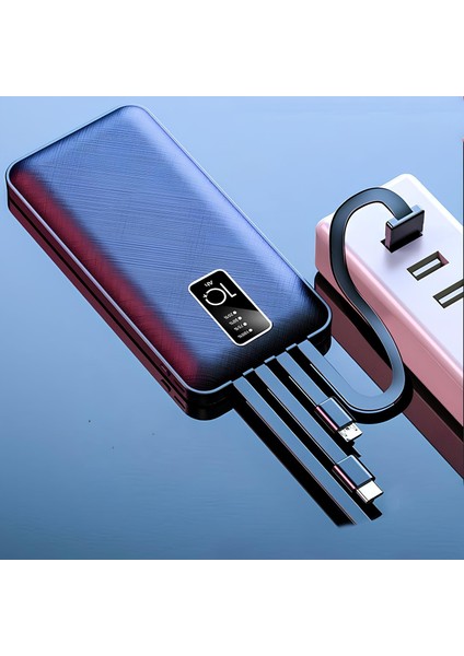 20.000 Mah Powerbank Tüm Telefon Modellerine Uyumlu Hızlı Şarj Özelliği