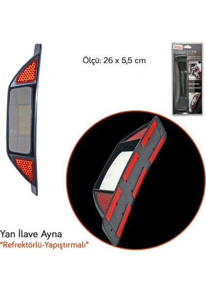 Yan Ilave Ayna Reflektörlü Yapıştırma BR0234550