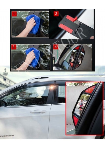 Yan Ilave Ayna Reflektörlü Yapıştırma BR0234550
