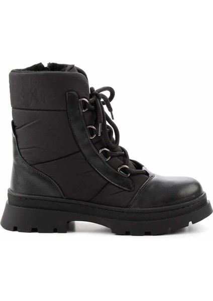 Siyah Paraşüt Kadın Bot & Bootie K02179000167