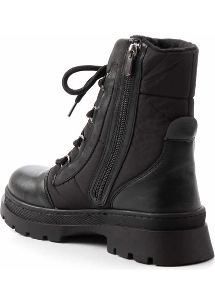 Siyah Paraşüt Kadın Bot & Bootie K02179000167