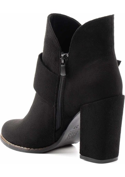 Siyah Süet Kadın Bot & Bootie K02236030002 fırsatları