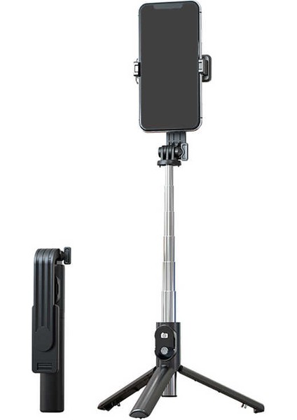 Zore P20H Çok Fonksiyonlu Selfie Çubuğu-Siyah
