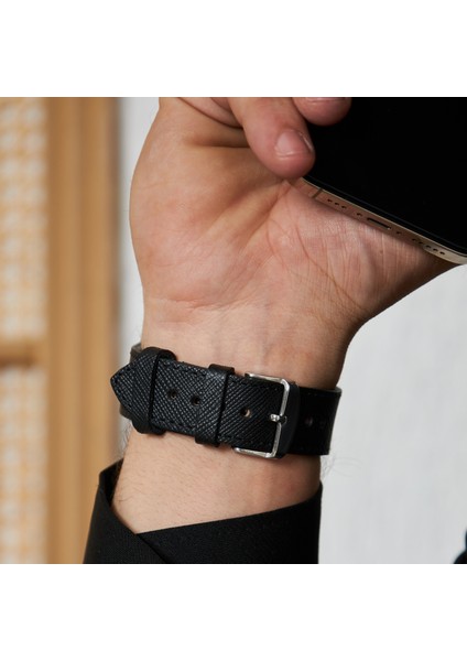 Apple Watch Uyumllu Kordon 42MM 44MM 45MM 49MM 3 / 4 / 5 / 6 / se / 7 / 8 / 9 / Ultra / Ultra 2 Deri Kordon