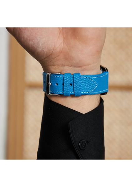 Huawei Watch Deri Kordon Watch Gt2 E Gt2e Gt2pro Gt3 Pro Gt3pro Watch GT5 / GT4 Gt 2 3 4 5 Pro 46mm Se 2e Elite Huawei Watch 4 Pro Ultimate Deri Kordon Kayış 46 22mm Mavi