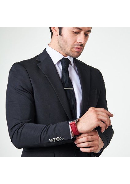 Samsung Galaxy Watch 4 / 5 / 6 44MM / 40MM / Galaxy Watch 5 Pro 45MM / Galaxy Watch 4 44MM / 40MM / Galaxy Watch 4 Classic 46MM / 42MM 47MM Active 2 40MM 44MM Uyumlu Deri Kordon Kayış Kırmızı modelleri