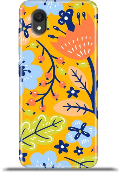 Alcatel 1 2022 Kılıf Esnek Silikon Kamera Koruma 4K Desenli Özel Tasarım - Gizli Bahçe