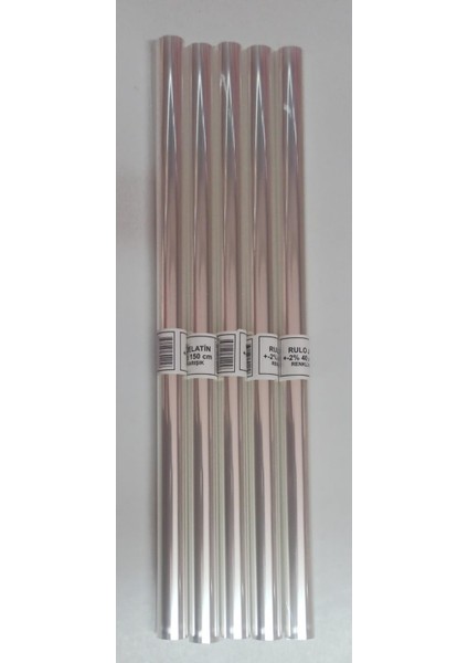 Şeffaf Parlak Şeffaf Rulo Kaplık 5'li (Defter- Kitap)