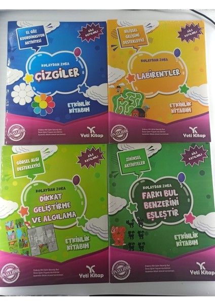 Çizgiler - Labirentler - Dikkat Geliştirme ve Algılama - Farkı Bul Benzerini Eşleştir