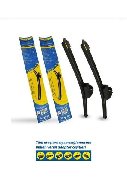 Silecek Süpürgesi Ön Muz Tipi Smart Forfour 5 Kapi Hatchback 2004-2006 (650MM+450MM)
