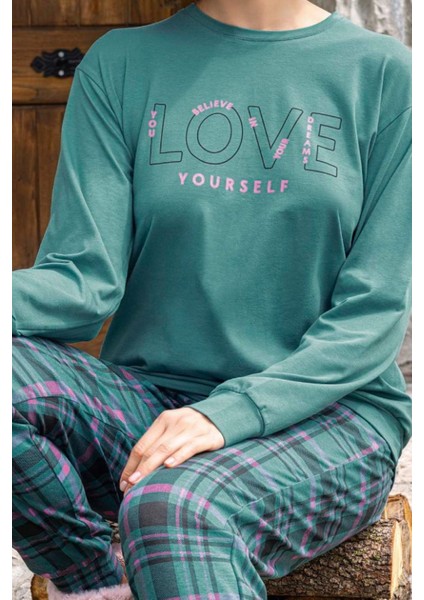 Kadın Pijama Takımı Uzun Kol Pamuklu Mevsimlik fiyatları