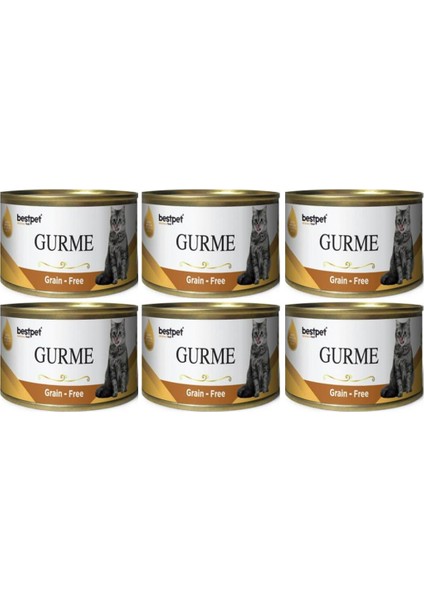 Gurme Kedi Konservesi Cigerli 100 Gr*6 Adet