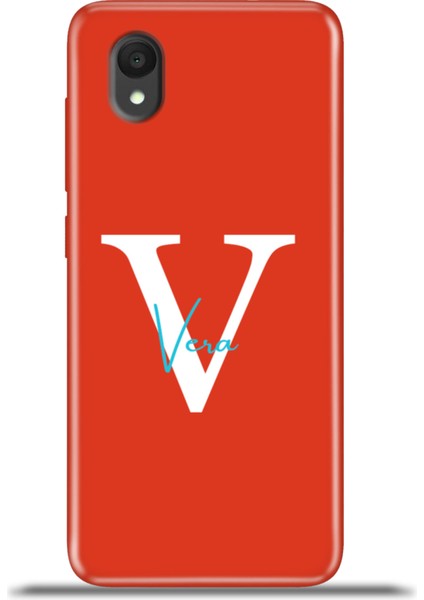 1 2022 Kılıf Silikon Esnek Kamera Koruma Kişiye Özel Isim Harf Zao Kırmızı - Y