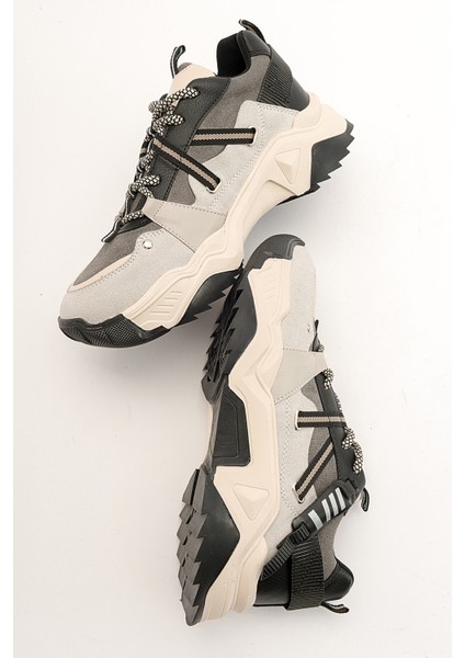 Leona Buz Siyah Kadın Spor Sneakers modelleri