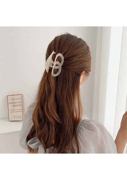 3 Orta Boy Çift Halkalı Şeffaf Mizaç Saç Kartları (3 Renk) (Yurt Dışından)