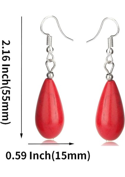 Turkuaz Sallantılı Küpe (Yurt Dışından) fırsatları