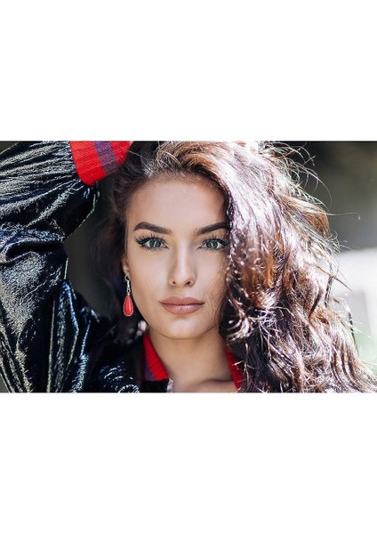 Turkuaz Sallantılı Küpe (Yurt Dışından) indirimleri