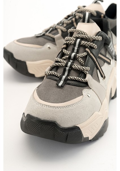 Leona Buz Siyah Kadın Spor Sneakers indirimleri