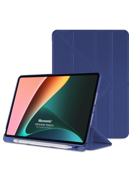 Xiaomi Pad 6 Kılıf Origami Pencil Lacivert