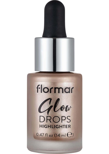 Glow Drops Yoğun Işıltı Veren Doğal Mineralli Likit Aydınlatıcı (001 Moon Glow) 8682536019934