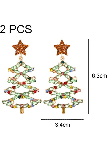 Tatil Noel Küpe Kadın Kızlar Için Hediye Güzel Sevimli Yıldız Kanca Damla Dangle Küpe (Yurt Dışından) fiyatları