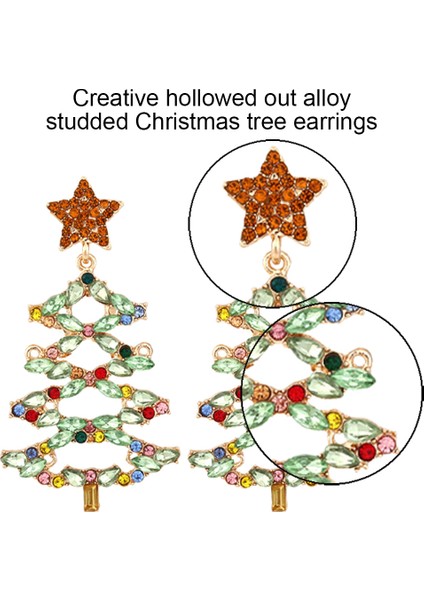 Tatil Noel Küpe Kadın Kızlar Için Hediye Güzel Sevimli Yıldız Kanca Damla Dangle Küpe (Yurt Dışından) modelleri