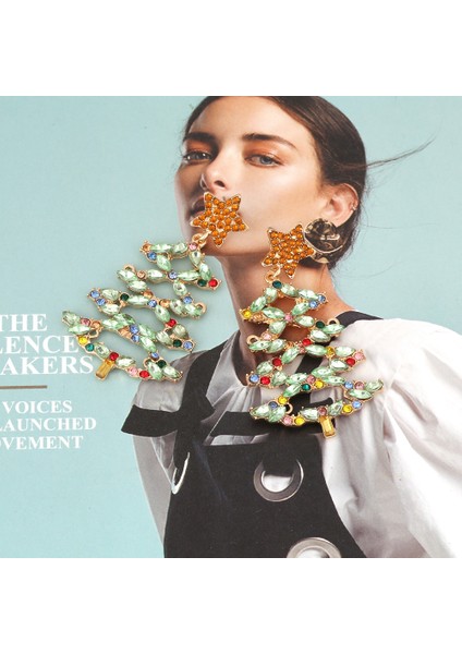 Tatil Noel Küpe Kadın Kızlar Için Hediye Güzel Sevimli Yıldız Kanca Damla Dangle Küpe (Yurt Dışından) fırsatları