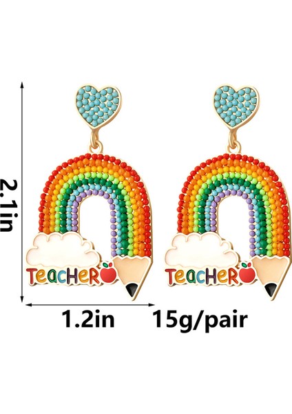 Boncuklu Kalem Öğretmen Küpe Kadın Kızlar Için Komik Kalem Bırak Dangle Küpe Öğretmenler Için Takdir Günü Okula Dönüş Hediyeleri (Yurt Dışından) fiyatları