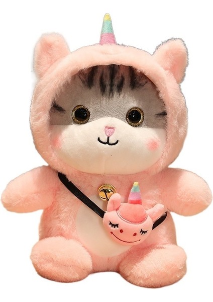 Dönüşüm Kedi Bebek Sevimli Yavru Kedi Peluş Bebek (Yurt Dışından)