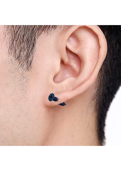 Kadınlar Için 5 Çift Paslanmaz Çelik Erkek Saplama Küpe, Sahte Tıkaç Küpeler, Paslanmaz Çelik Erkek Kulak Delici Tıkaç Tünelleri (Yurt Dışından) indirimleri