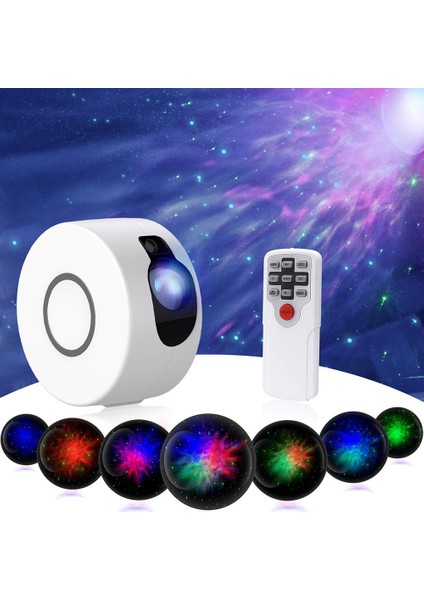 Yıldızlı Gökyüzü Projektörü, LED Projektör Yıldız Işığı Çocuk Gece Lambası, Çocuk Partisi Noel Için Yıldız LED Lamba Hediyesi (Yurt Dışından)