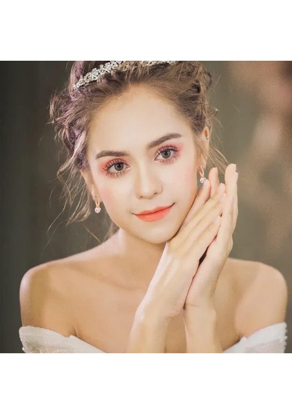 Dangle Küpe Köpüklü Elmas Dangle Hoop Küpe Kadınlar Için Hipoalerjenik Küçük Hoop Damla Dangle Küpe Takı (Yurt Dışından) indirimleri