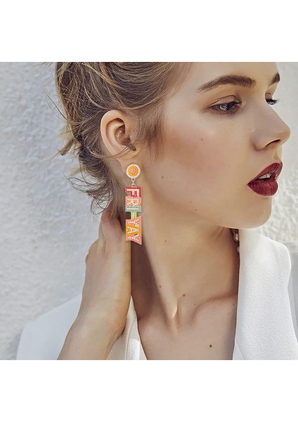 Öğretmen Küpe Kadınlar Için Damla Küpe Rhinestone Mektup Frı-Yay Dangle Küpe Renkli Öğretmen Takdir Hediye (Yurt Dışından) fırsatları