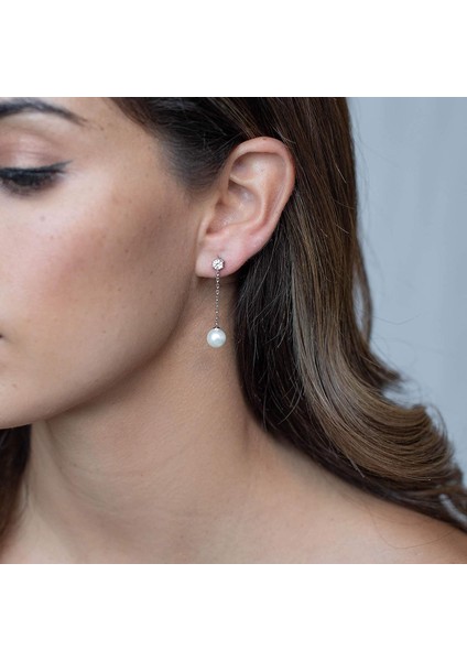 Gümüş Post Kabuk Inci Damla Küpe | Bayan Inci Küpe (Yurt Dışından) fırsatları