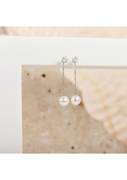 Gümüş Post Kabuk Inci Damla Küpe | Bayan Inci Küpe (Yurt Dışından) indirimleri