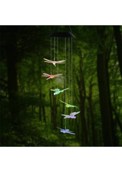Güneş Rüzgar Ahenge Dragonfly Mobil LED Işık Yard Bahçe Rüzgar Ahenge Lamba Aksesuarları Ev Dekor Için Renk Değiştirme (Rastgele Renk) (Yurt Dışından) fiyatları