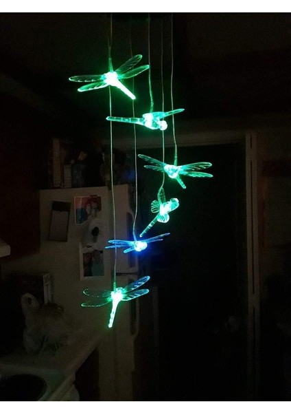 Güneş Rüzgar Ahenge Dragonfly Mobil LED Işık Yard Bahçe Rüzgar Ahenge Lamba Aksesuarları Ev Dekor Için Renk Değiştirme (Rastgele Renk) (Yurt Dışından) fırsatları