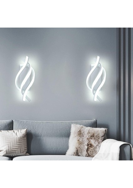 LED Duvar Lambası Iç Mekan, Modern Duvar Aydınlatması Soğuk Işık 6000K (Yurt Dışından) indirimleri