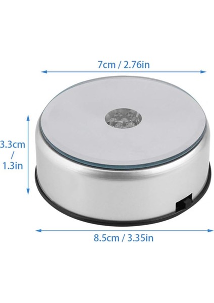 2pcs- Şeffaf Kokteyl Bardakları Için Çok Renkli LED Yuvarlak Işık Tabanı (7cm) (Yurt Dışından) indirimleri