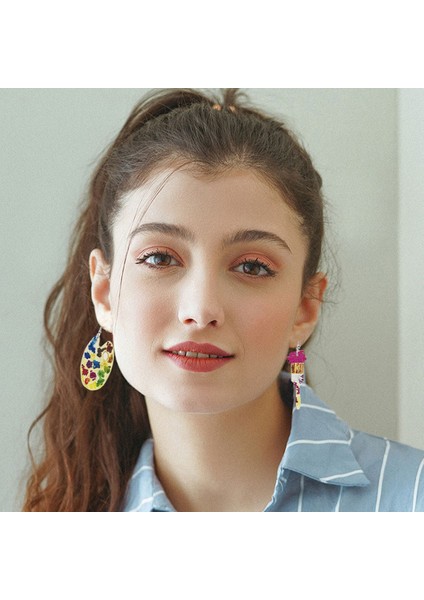 4 Çift Öğretmen Küpe Kadınlar Için Ahşap Dangle Küpe Renkli Yaratıcı Küpe Kadın Kızlar Için Öğrenci Öğretmen (Yurt Dışından) fırsatları