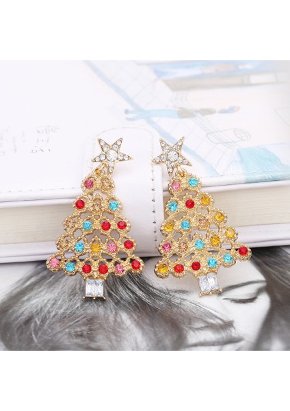 Noel Ağacı Küpe, Noel Öncesi Küpe Kadınlar Için Genç Kız Takı Tatil Hediyesi (Yurt Dışından) modelleri