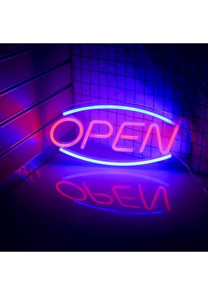 Mağaza Iki Işık Modu Için Neon Açık Tabela, Mağaza Duvar Cam Pencere Mağazası Için Sürekli Yanıp Sönen Elektronik Işıklı Tabelalar (Yurt Dışından) modelleri