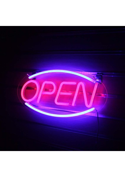 Mağaza Iki Işık Modu Için Neon Açık Tabela, Mağaza Duvar Cam Pencere Mağazası Için Sürekli Yanıp Sönen Elektronik Işıklı Tabelalar (Yurt Dışından) fırsatları